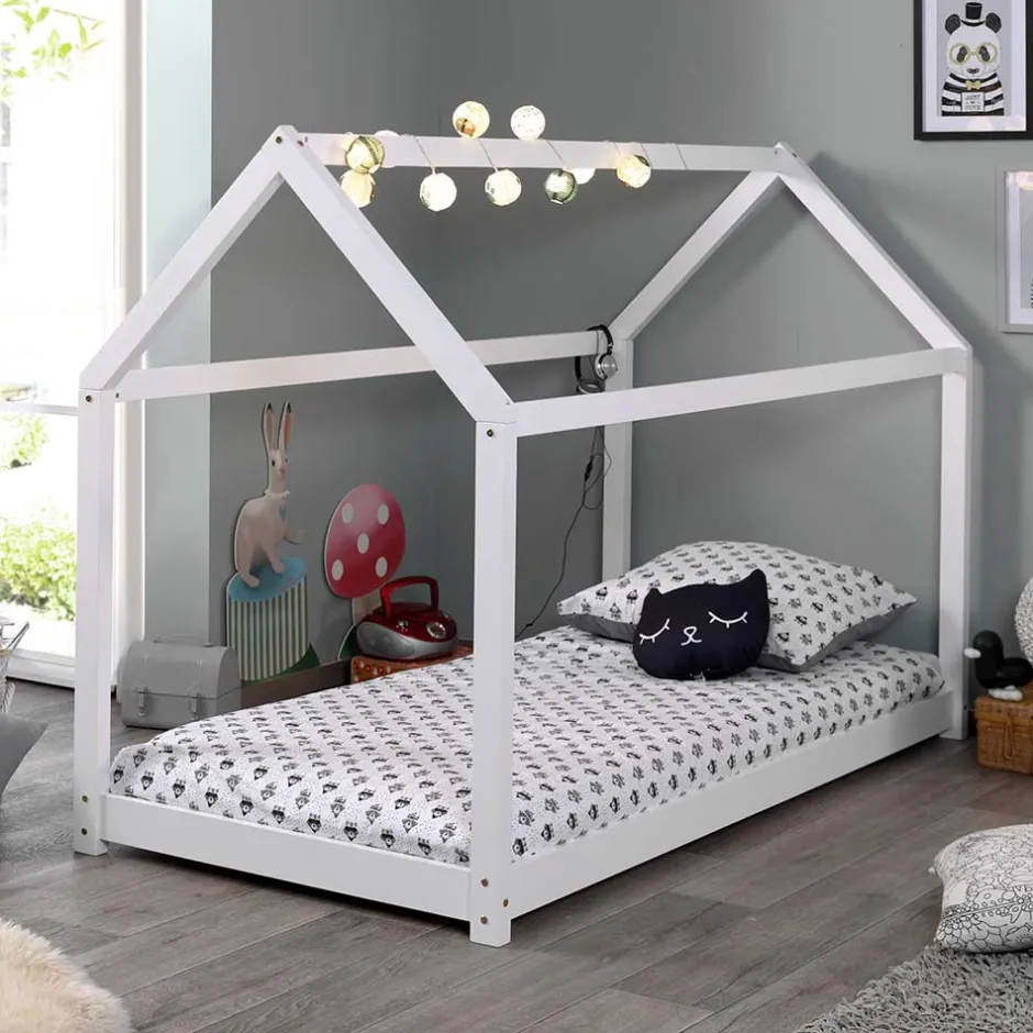 Niedriges Kinderbett im Hausdesign - Racing^Wohnen Clearance