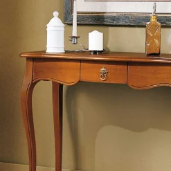 Nussbaum Furnier Konsolentisch Lurna klassisch^Wohnen Outlet