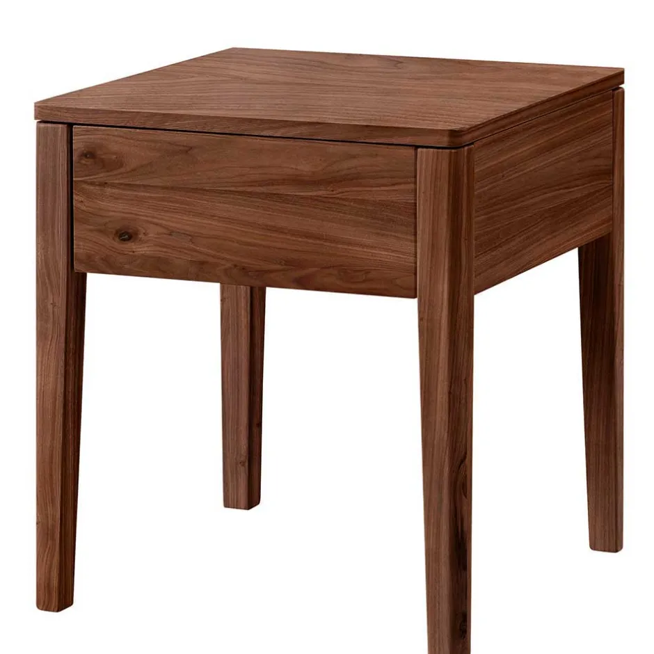 Nussbaum Holzbett für zwei Personen - Lerchona^Wohnen Clearance