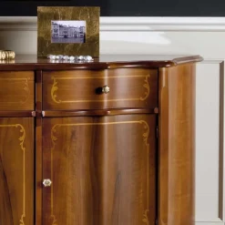 Nussbaumfarbenes Sideboard Dentro im Barock Design^Wohnen Hot