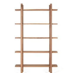 Wohnen Offenes Bücherregal aus Akazienholz - Kerbea