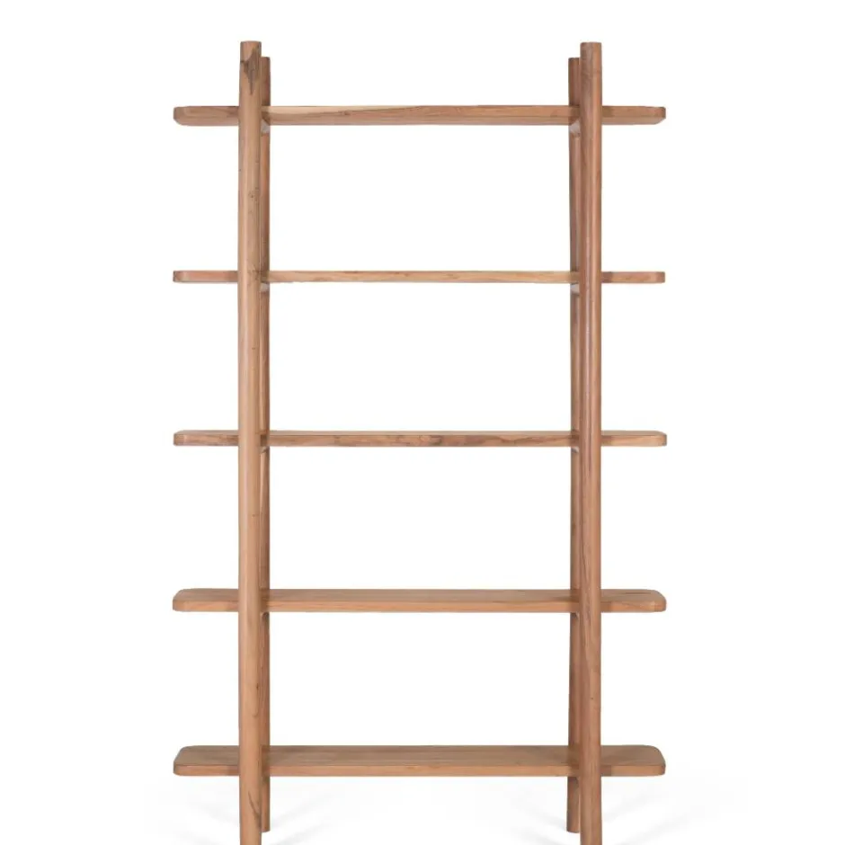 Wohnen Offenes Bücherregal aus Akazienholz - Kerbea