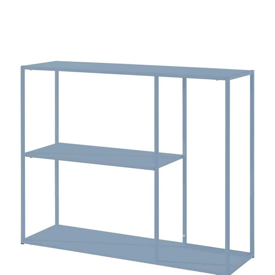 Offenes Metallregal in Blau Petrol - Filax^Wohnen New