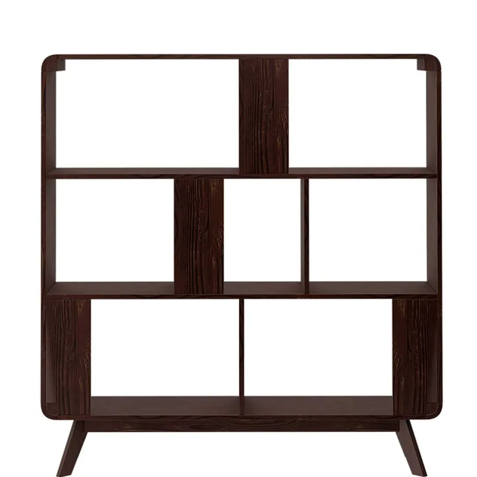 Wohnen Offenes Regal in Walnuss Holzoptik - Pastilla