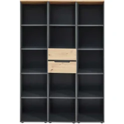 Wohnen Office Regale Set - Kuetra (dreiteilig)