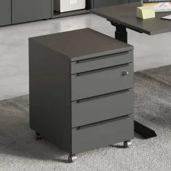 Office Rollcontainer in Dunkelgrau - Tila^Wohnen Hot