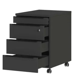 Office Rollcontainer in Dunkelgrau - Tila^Wohnen Hot