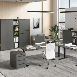 Office Rollcontainer in Dunkelgrau - Tila^Wohnen Hot