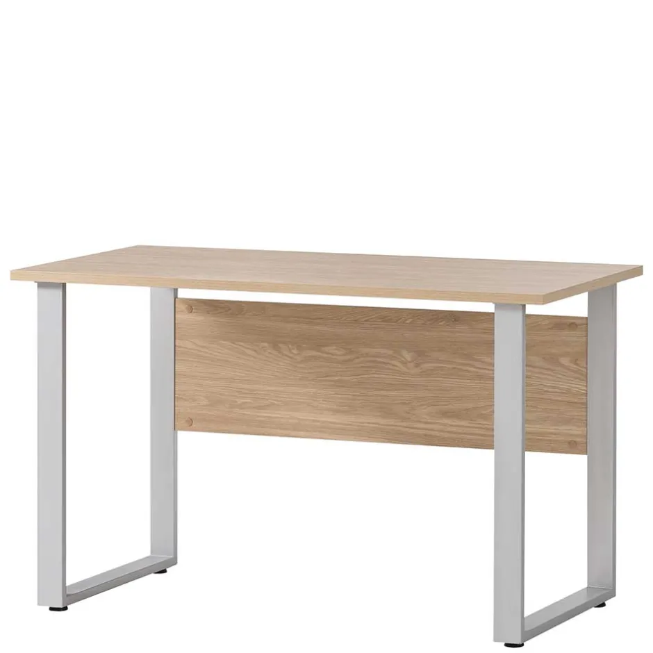 Wohnen Officetisch in Eiche Hell Holzdekor - Vrella