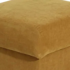 Ohrenbackensessel in Gelb Velours - Acigne^Wohnen Sale