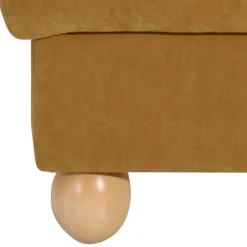 Ohrenbackensessel in Gelb Velours - Acigne^Wohnen Sale