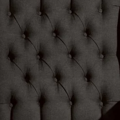 Wohnen Ohrensessel in Dunkelbraun Stoffbezug - Oase