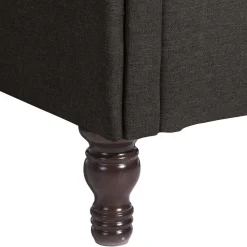 Wohnen Ohrensessel in Dunkelbraun Stoffbezug - Oase