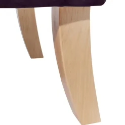 Wohnen Ohrensessel in Dunkellila Samtvelours - Nordico