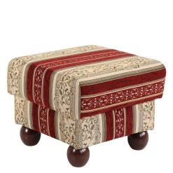 Wohnen Ohrensessel mit Streifen und Ornamenten - Basento