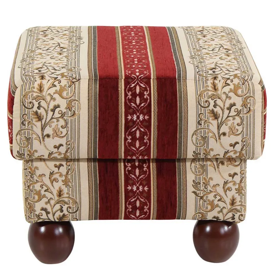 Wohnen Ohrensessel mit Streifen und Ornamenten - Basento