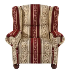 Wohnen Ohrensessel mit Streifen und Ornamenten - Basento