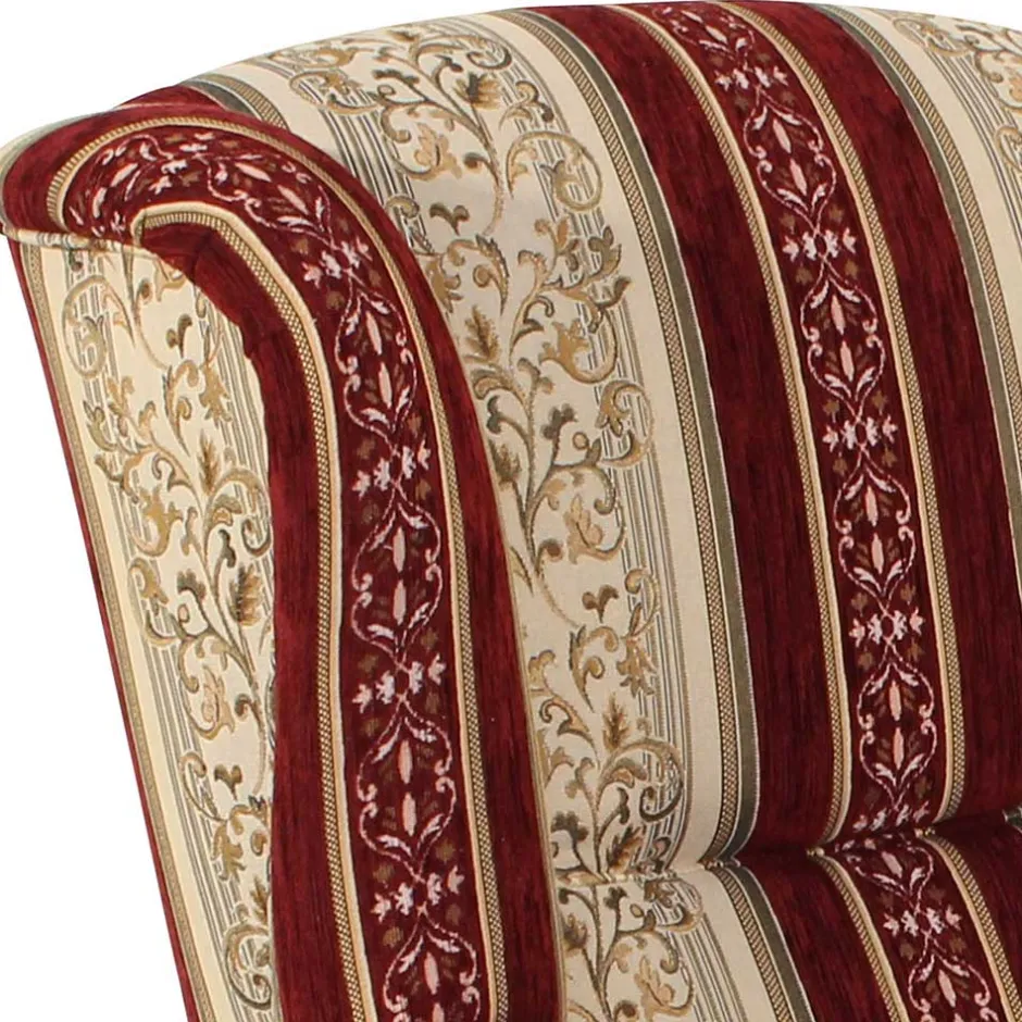 Wohnen Ohrensessel mit Streifen und Ornamenten - Basento