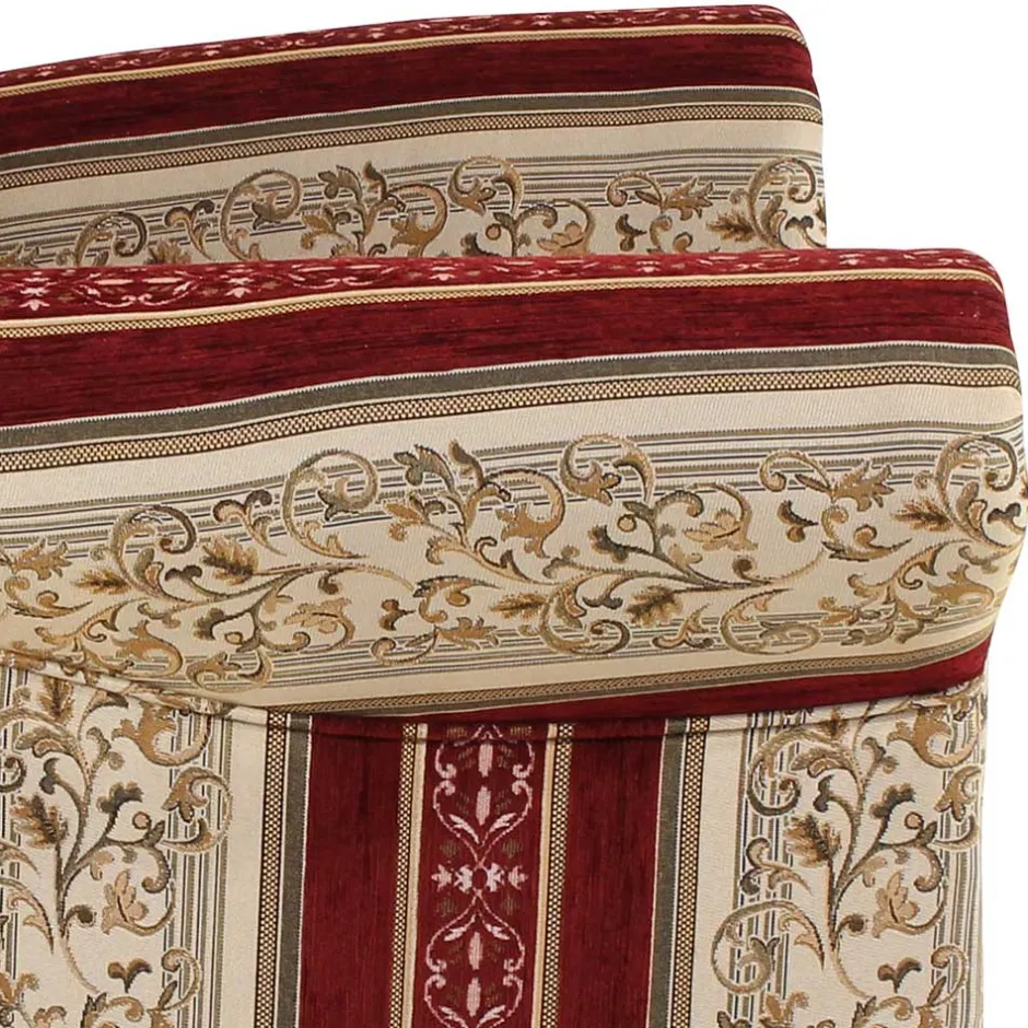 Wohnen Ohrensessel mit Streifen und Ornamenten - Basento