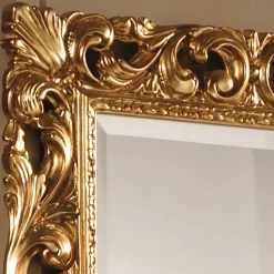 Oppulenter Wandspiegel in Gold Holzrahmen - Carlenna I^Wohnen New