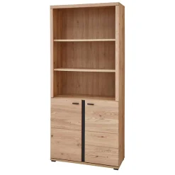 Ordnerregal mit drei Fächern und zwei Türen - Emly^Wohnen Discount