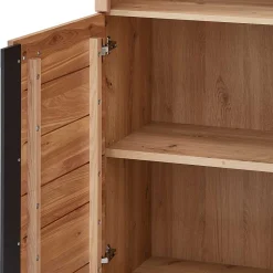 Ordnerregal mit drei Fächern und zwei Türen - Emly^Wohnen Discount