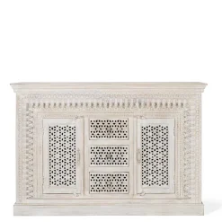 Wohnen Orient Style Anrichte aus Mangoholz White Wash - Capo