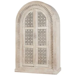 Wohnen Orient Style Schrank aus Mangoholz White Wash - Capo