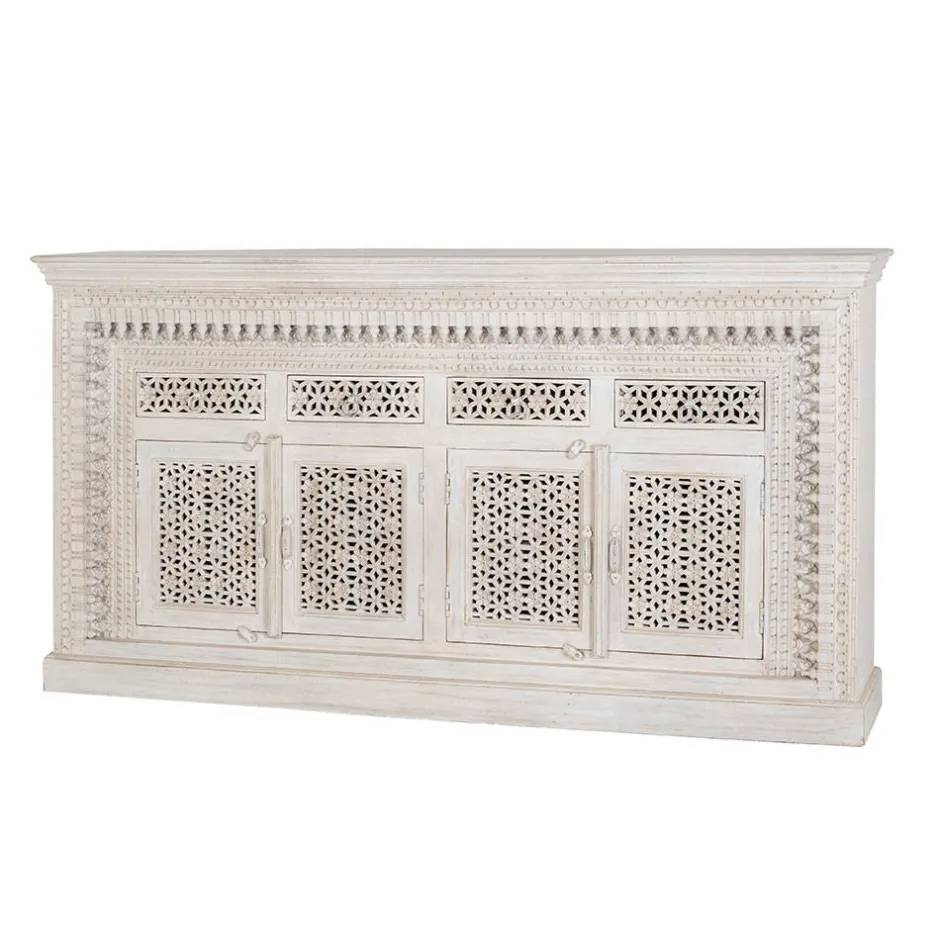 Orient Style Sideboard aus Mangoholz White Wash - Capo^Wohnen Discount