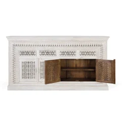 Orient Style Sideboard aus Mangoholz White Wash - Capo^Wohnen Discount