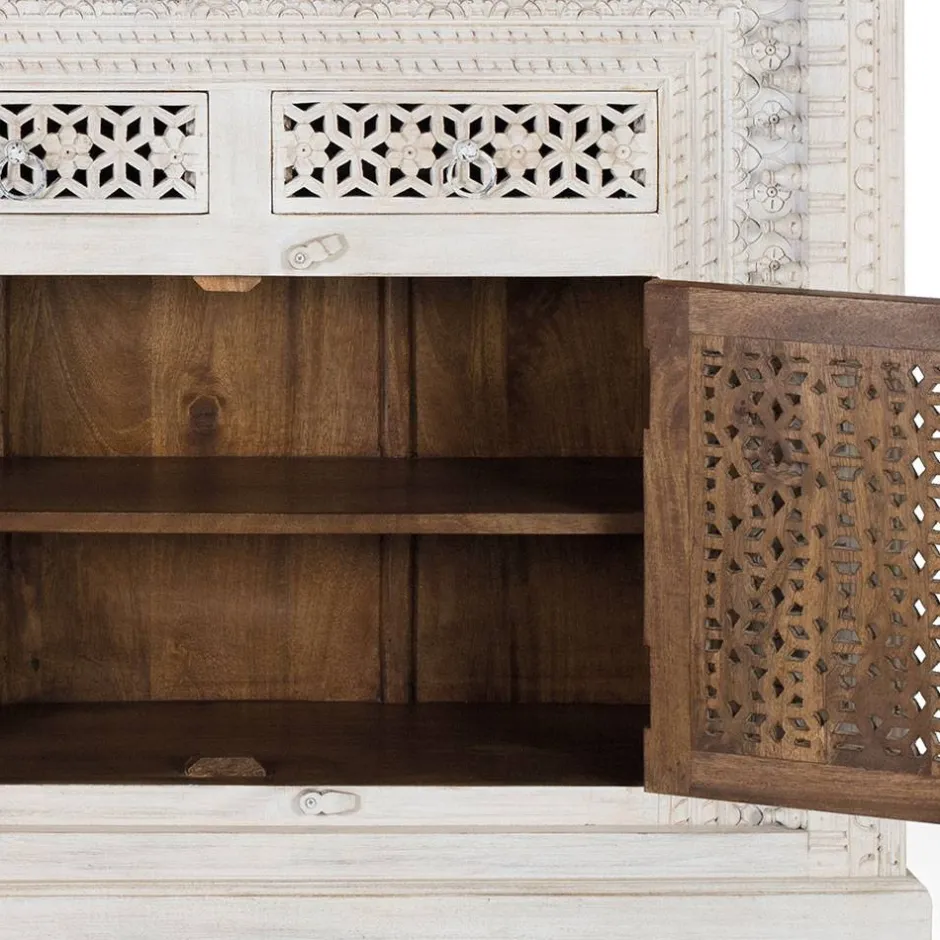 Orient Style Sideboard aus Mangoholz White Wash - Capo^Wohnen Discount