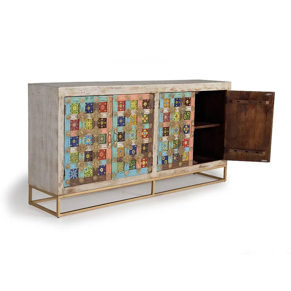 Oriental Design Sideboard mit bunten Keramik Kacheln - Jula^Wohnen Clearance