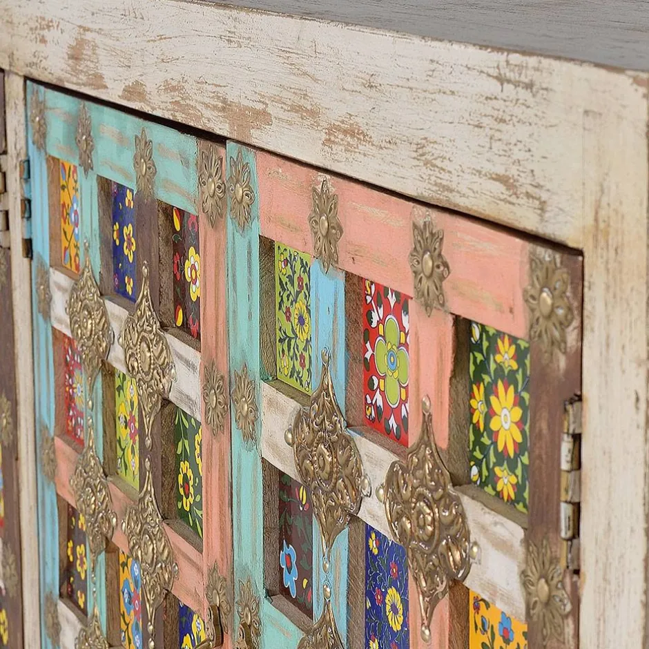 Oriental Design Sideboard mit bunten Keramik Kacheln - Jula^Wohnen Clearance