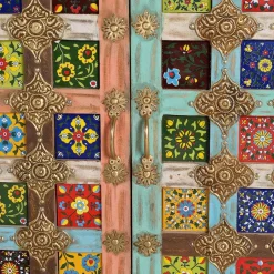 Oriental Design Sideboard mit bunten Keramik Kacheln - Jula^Wohnen Clearance