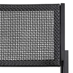 Wohnen Outdoor Armlehnenstuhl in Schwarz - Fiela (2er Set)