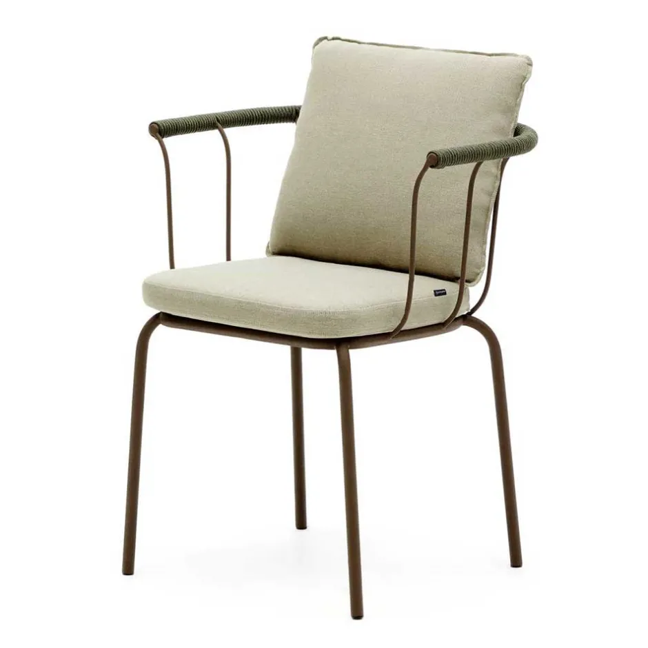 Wohnen Outdoor Armlehnstühle in Braun - Ragusca (4er Set)