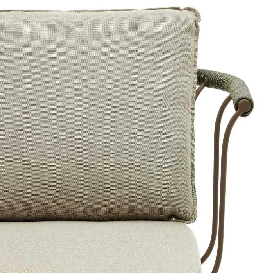 Wohnen Outdoor Armlehnstühle in Braun - Ragusca (4er Set)