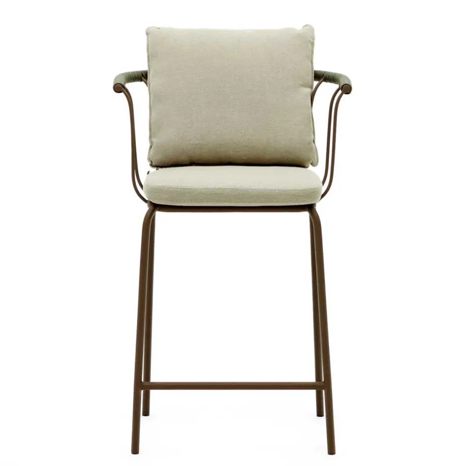 Wohnen Outdoor Barstuhl mit 66 cm Sitzhöhe - Ragusca (4er Set)