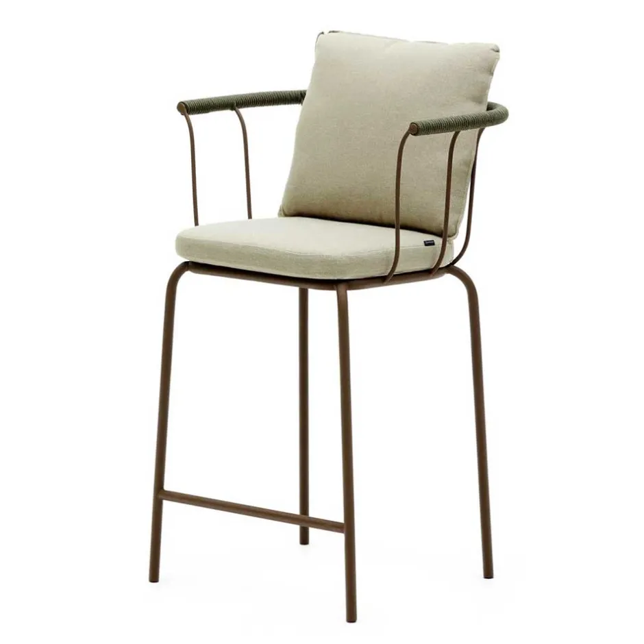 Wohnen Outdoor Barstuhl mit 66 cm Sitzhöhe - Ragusca (4er Set)