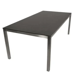 Wohnen Outdoor Glastisch in Keramikoptik - Hitma