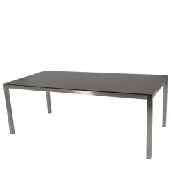 Wohnen Outdoor Glastisch in Keramikoptik - Hitma