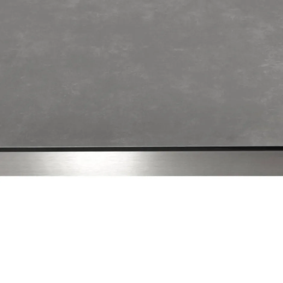 Wohnen Outdoor Glastisch in Keramikoptik - Hitma