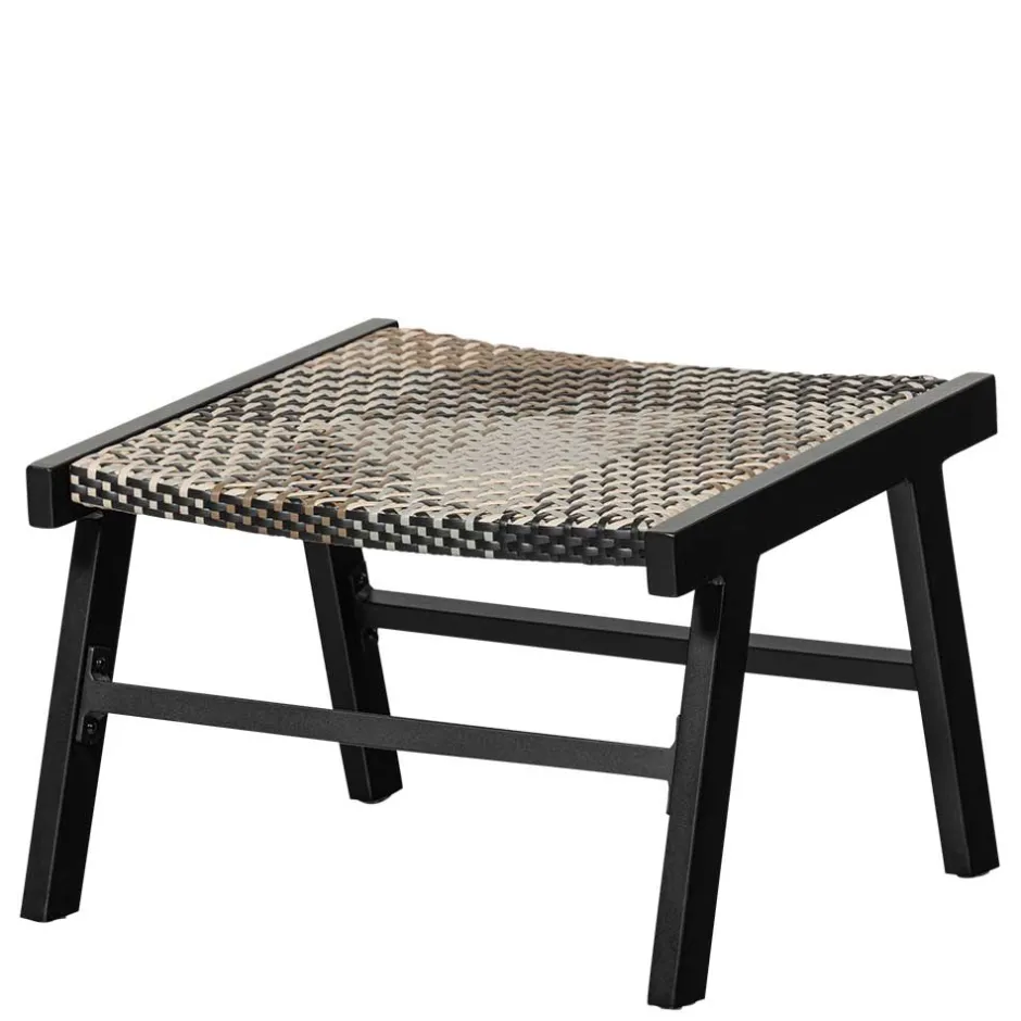 Wohnen Outdoor Hocker aus Aluminium - Avalun (2er Set)