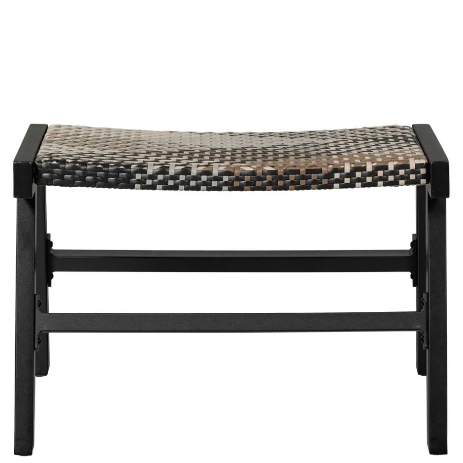 Wohnen Outdoor Hocker aus Aluminium - Avalun (2er Set)