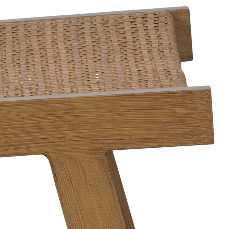 Outdoor Hocker aus Geflecht Kunstrattan - Abajo (2er Set)^Wohnen Sale