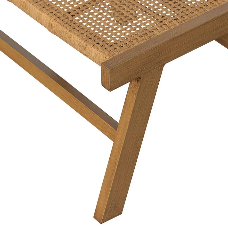 Outdoor Hocker aus Geflecht Kunstrattan - Abajo (2er Set)^Wohnen Sale