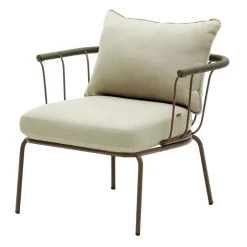 Wohnen Outdoor Sessel aus braunem Metall - Ragusca (2er Set)