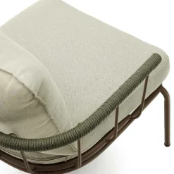 Wohnen Outdoor Sessel aus braunem Metall - Ragusca (2er Set)