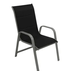 Wohnen Outdoor Stapelstühle mit hoher Lehne - Niridena (2er Set)