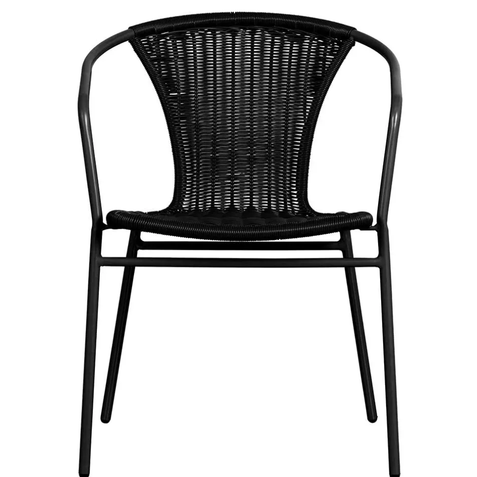 Wohnen Outdoor Stühle aus Kunstrattan - Mondello (4er Set)